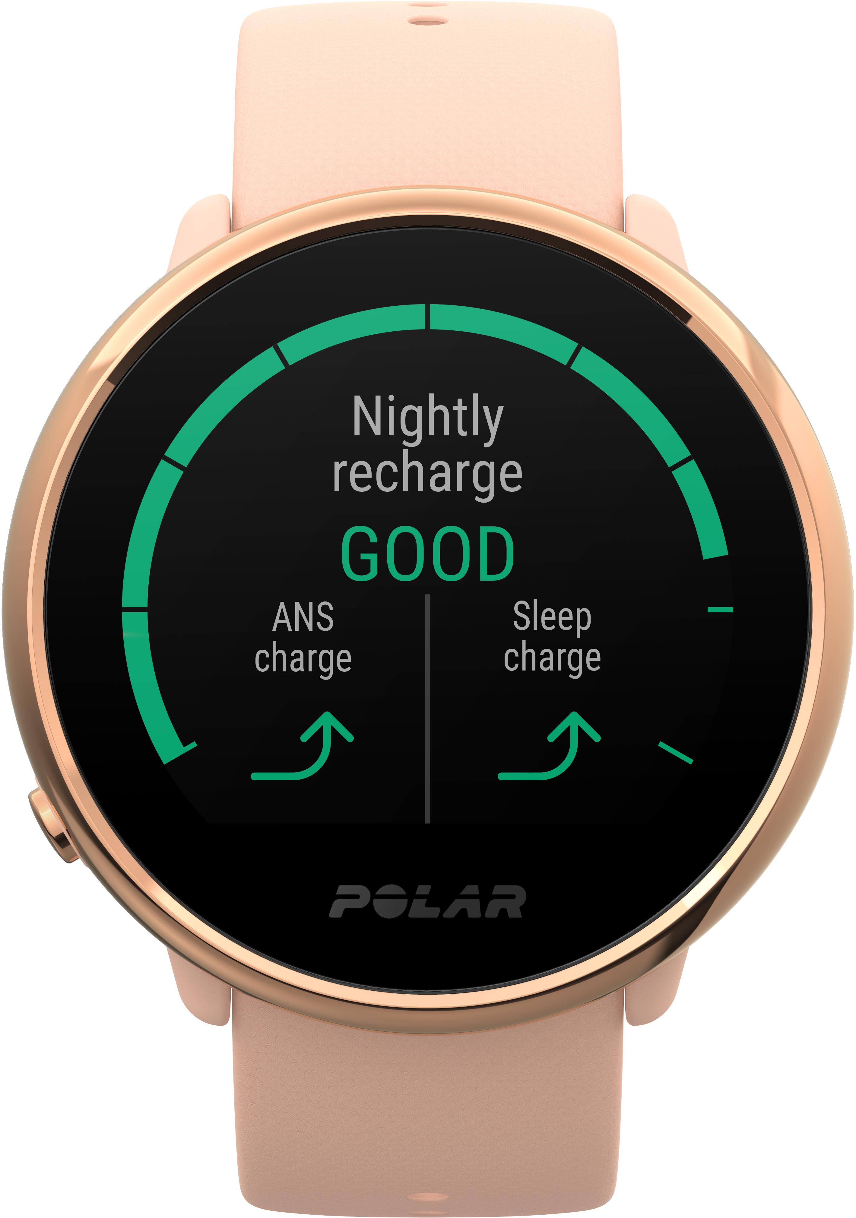 Polar Ignite Fitness Tracker - Pink/Rose Gold/Black/Copper