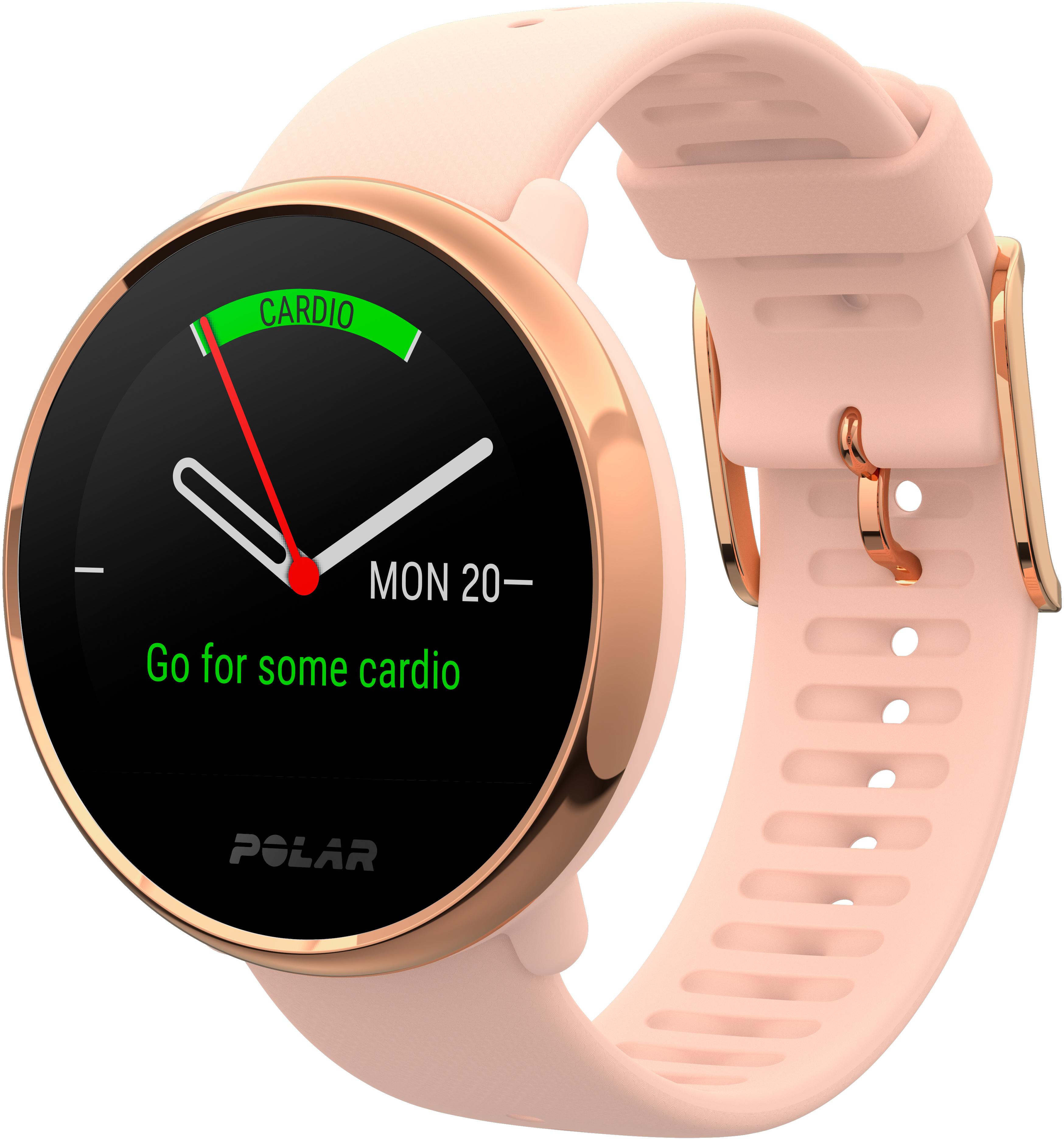 Polar Ignite Fitness Tracker - Pink/Rose Gold/Black/Copper