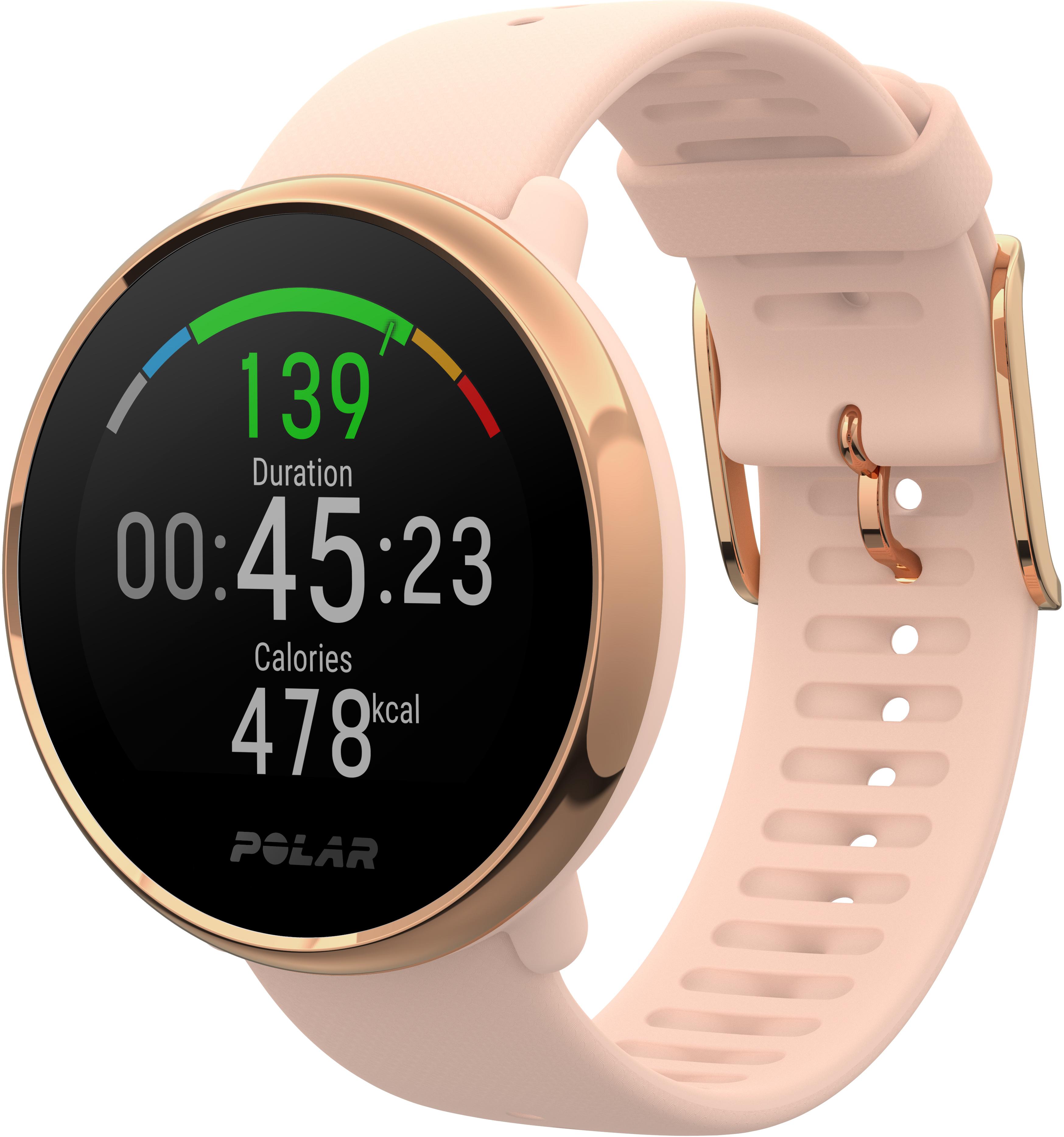 Polar Ignite Fitness Tracker - Pink/Rose Gold/Black/Copper