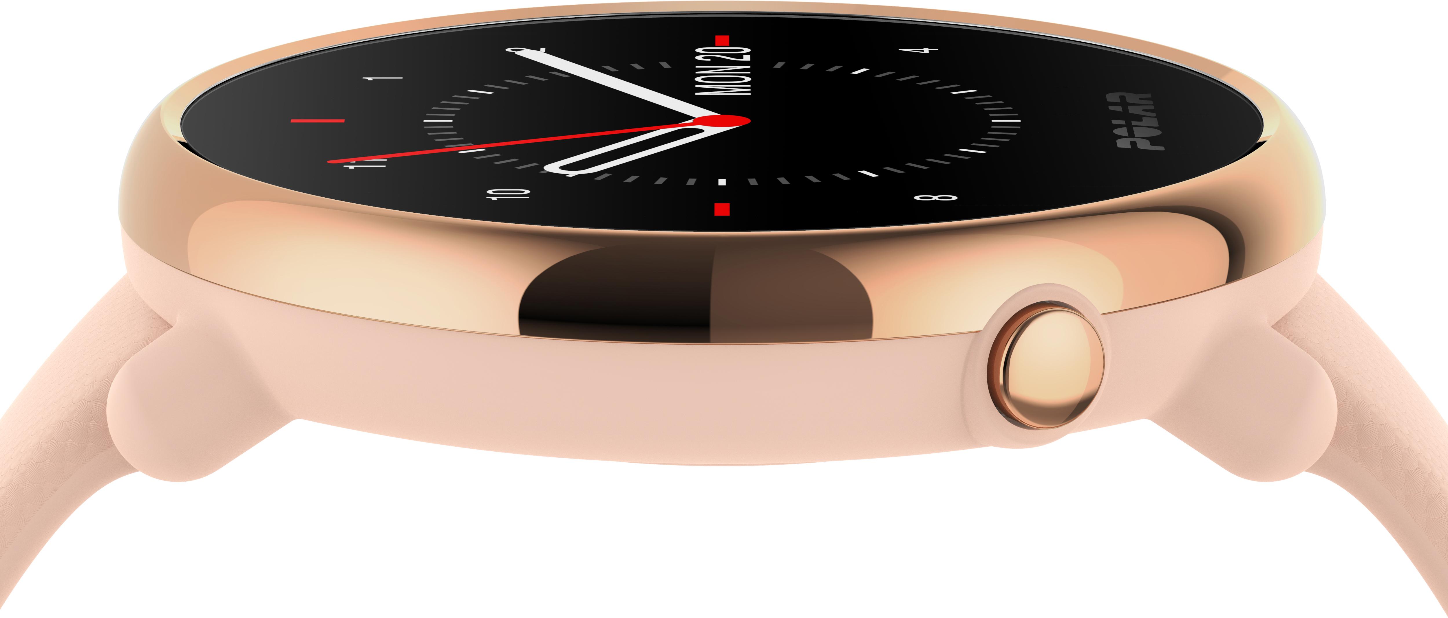 Polar Ignite Fitness Tracker - Pink/Rose Gold/Black/Copper