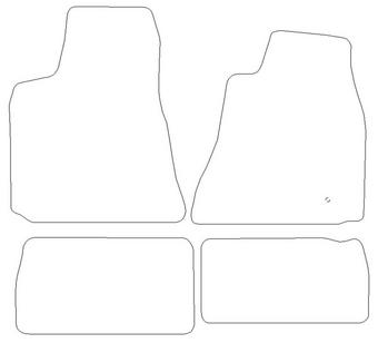 Chrysler 300C Graphite - Luxury Mats 1 Clips (SS7090)