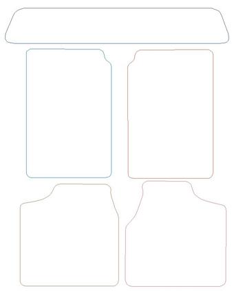 Chrysler Voyager Graphite - Luxury Mats 0 Clips (SS7097)