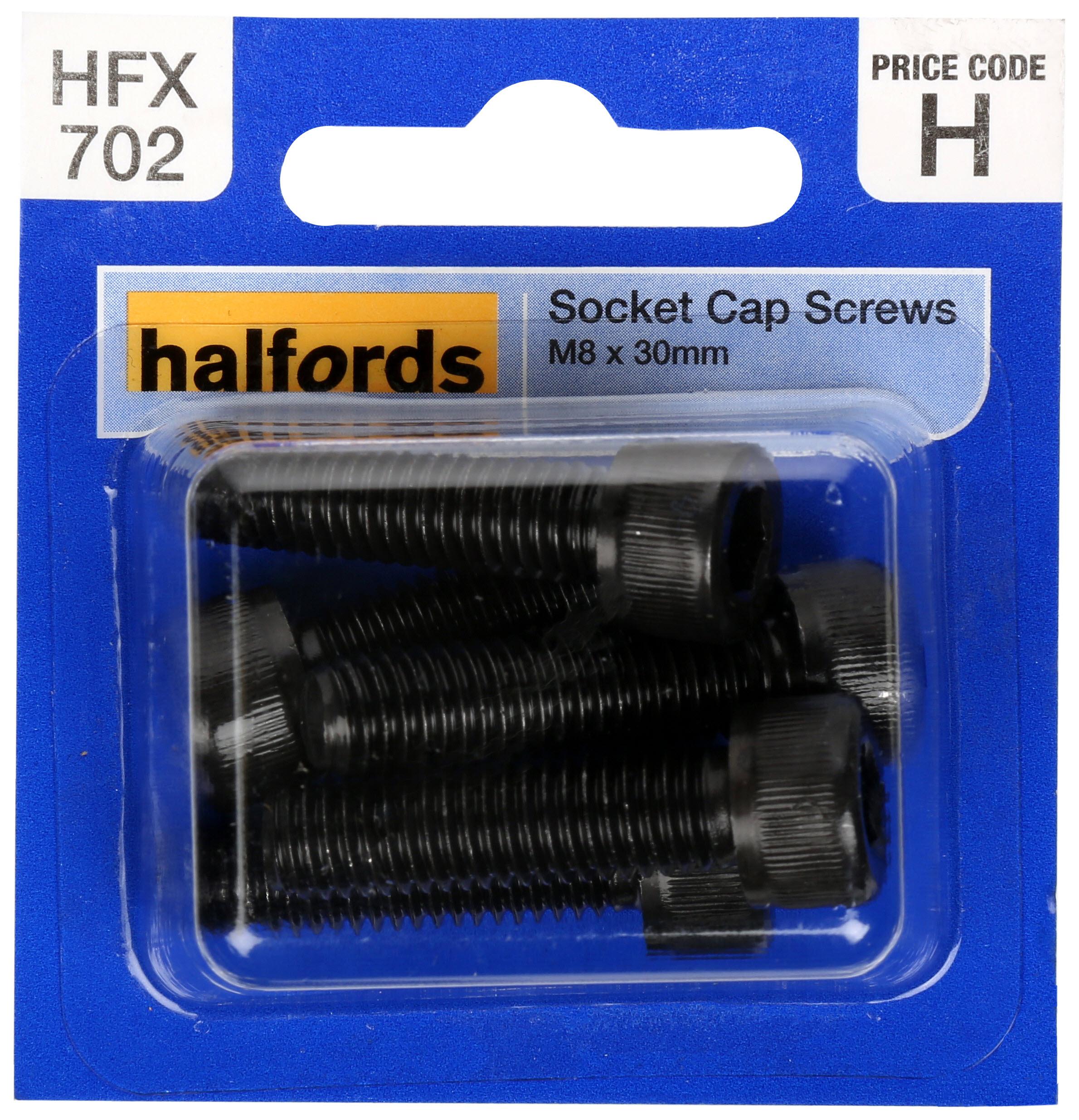 Halfords Socket Cap Screw M8 X 30Mm