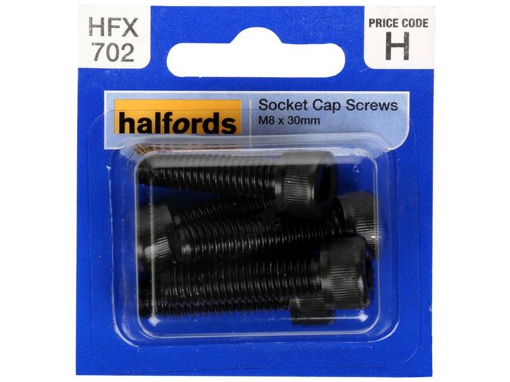 Halfords Socket Cap Screw M8 x 30mm