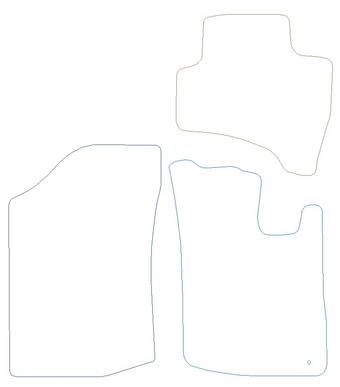 Citroen C1 Graphite - Luxury Mats 0 Clips (SS7100)