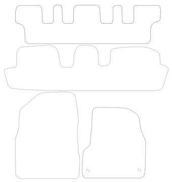 Citroen C4 Graphite - Luxury Mats 2 Clips (SS7105)