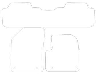 Citroen C5 Graphite - Luxury Mats 4 Clips (SS7106)