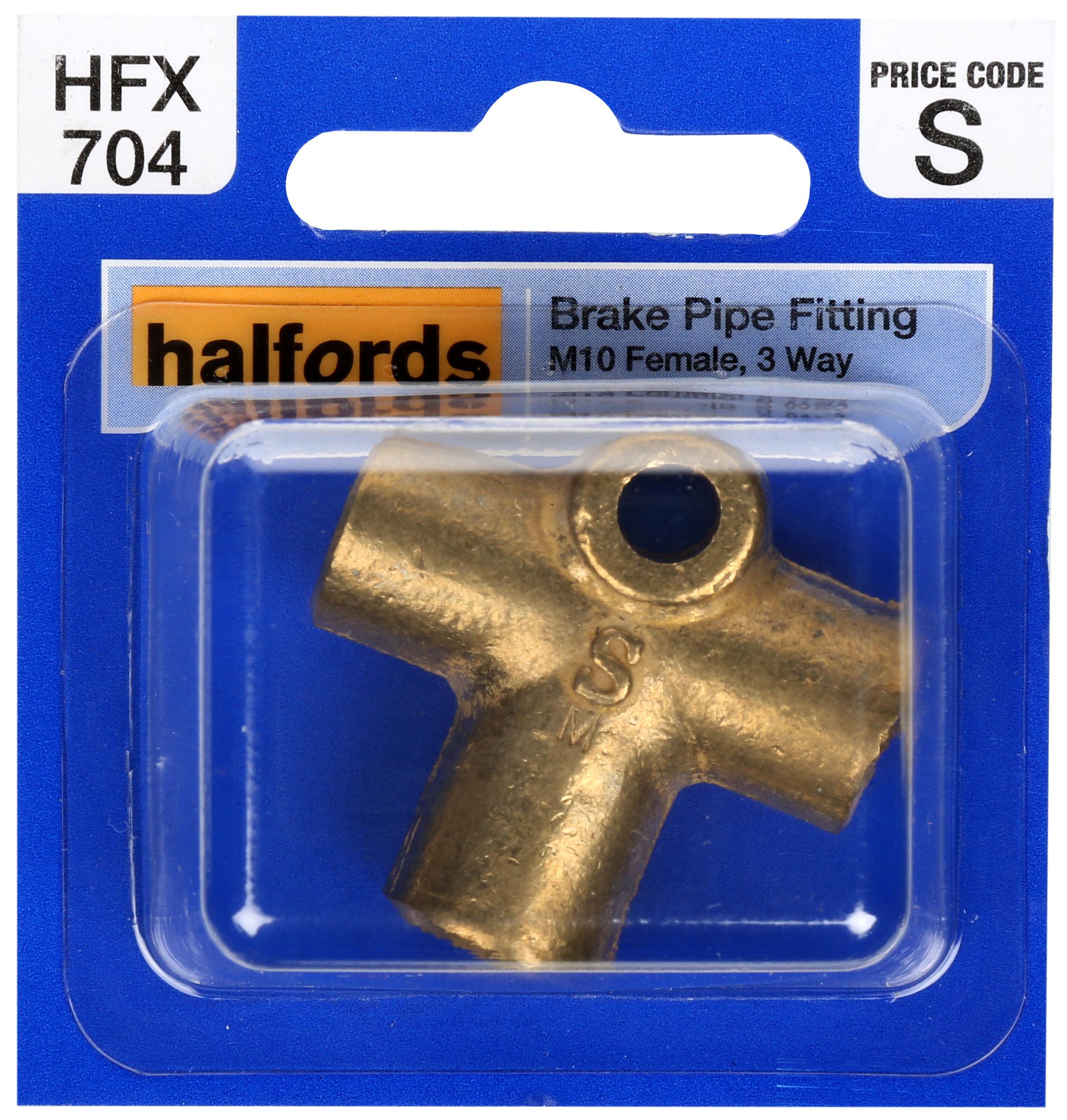 Halfords Brake Pipe Fitting M10 3 Way