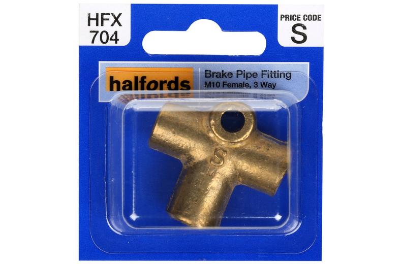 Halfords Brake Pipe Fitting M10 3-Way (FIXG262) Halfords Brake Pipe Fitting M10 3-Way (FIXG262)