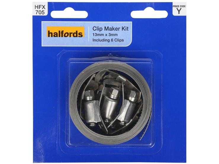 Halfords Clip Maker Kit 13mm x 3mm (FIXG304)