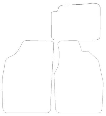 Fiat Panda Graphite - Luxury Mats 0 Clips (SS7124)