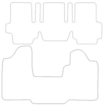 Fiat Multipla Graphite - Luxury Mats 0 Clips (SS7123)
