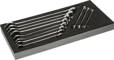 Halfords Advanced 11 Piece A/F Combination Spanner Set Modular Tray Halfords Advanced 11 Piece A/F Combination Spanner Set Modular Tray