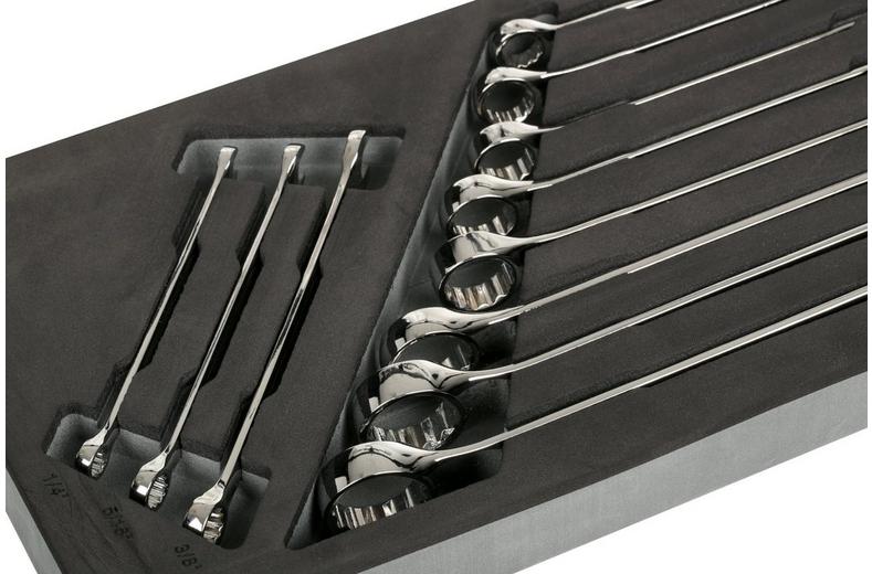 Halfords Advanced 11 Piece A/F Combination Spanner Set Modular Tray Halfords Advanced 11 Piece A/F Combination Spanner Set Modular Tray