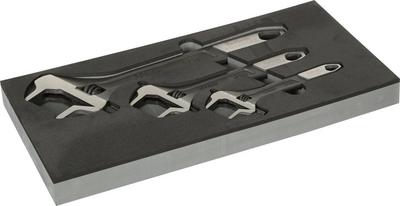 Halfords Advanced 3 Piece Adjustable Wrench Set Modular Tray Halfords Advanced 3 Piece Adjustable Wrench Set Modular Tray