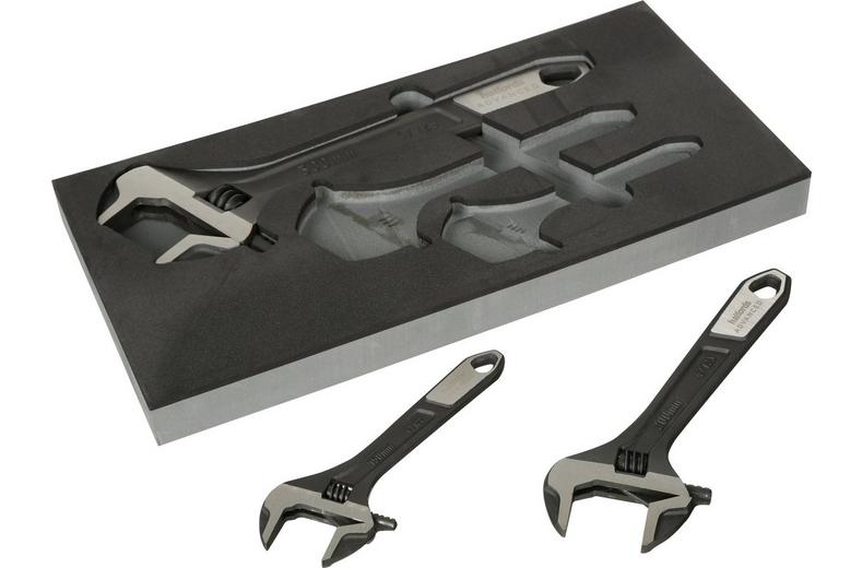 Halfords Advanced 3 Piece Adjustable Wrench Set Modular Tray Halfords Advanced 3 Piece Adjustable Wrench Set Modular Tray