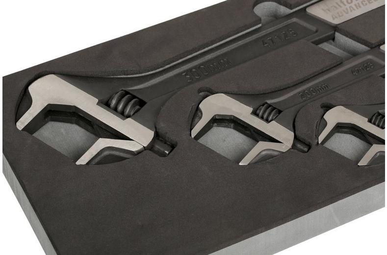 Halfords Advanced 3 Piece Adjustable Wrench Set Modular Tray Halfords Advanced 3 Piece Adjustable Wrench Set Modular Tray