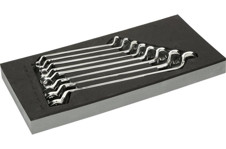 Halfords Advanced 8 Piece Offset Spanner Set Modular Tray Halfords Advanced 8 Piece Offset Spanner Set Modular Tray