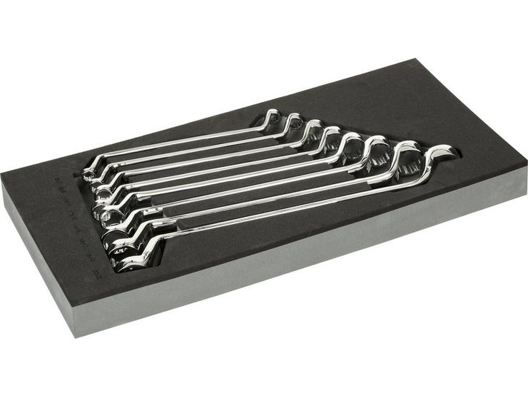 Halfords Advanced 8 Piece Offset Spanner Set Modular Tray