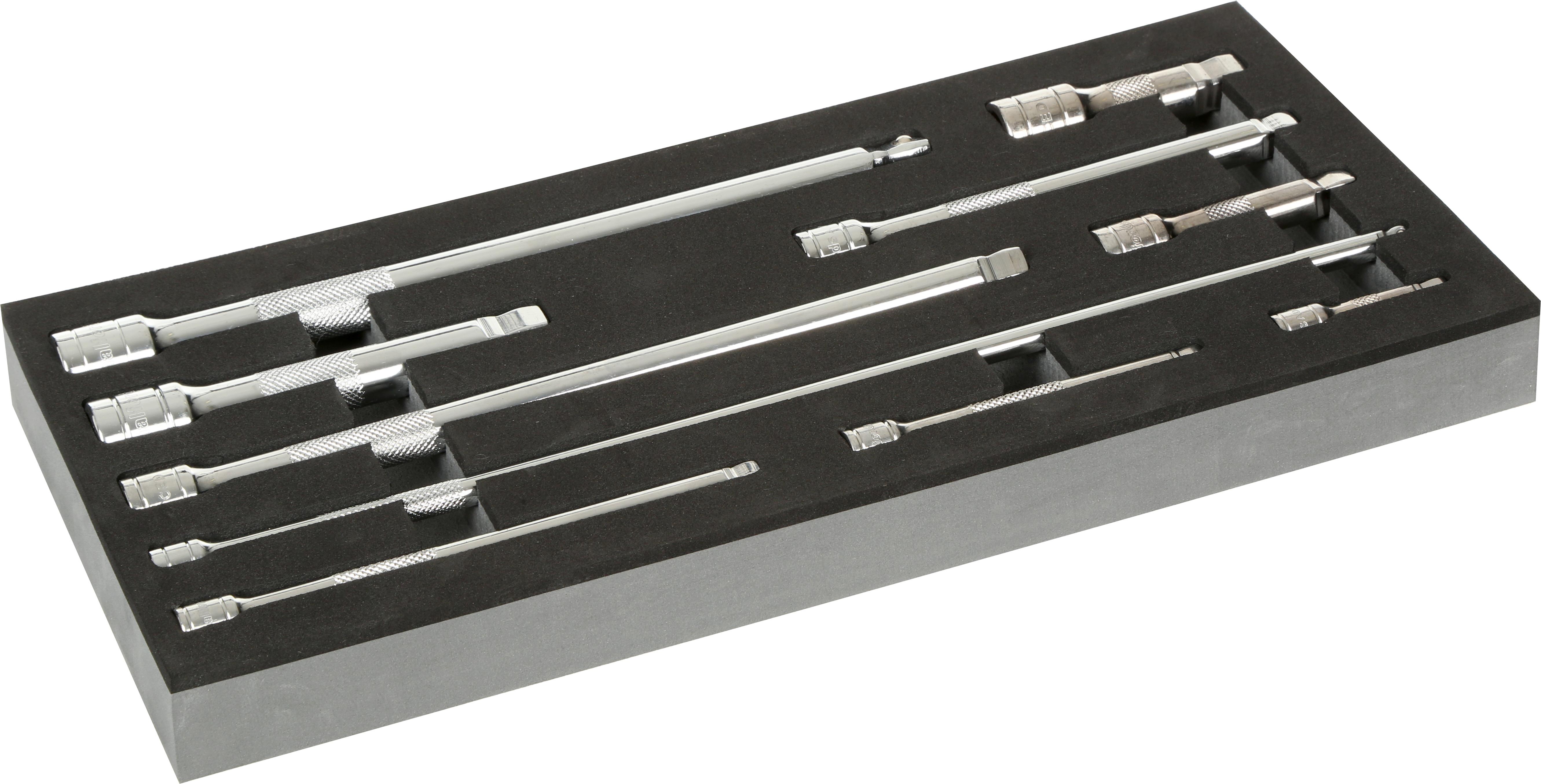 Halfords Advanced 10 Piece Extension Bar Set Modular Tray
