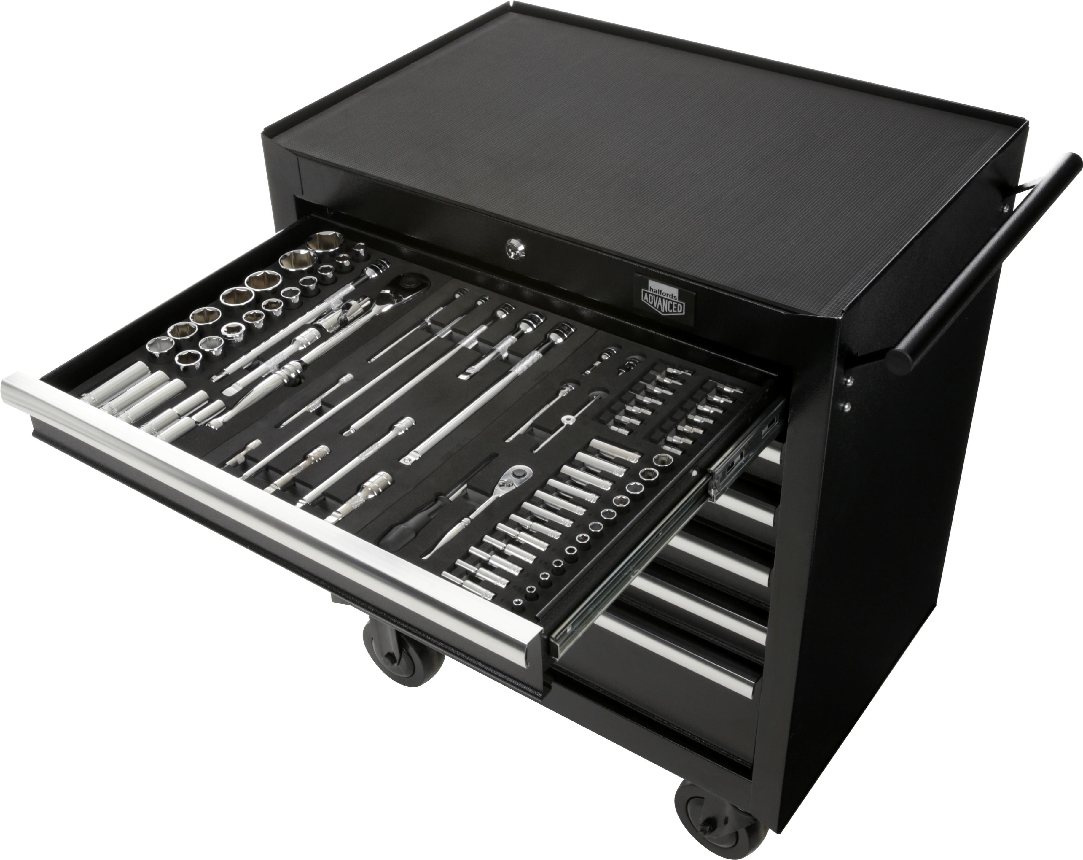 Halfords Advanced 10 Piece Extension Bar Set Modular Tray