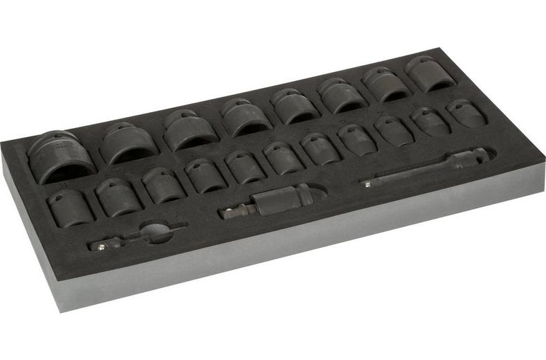 Halfords Advanced 22 Piece 1/2" Impact Socket Set Modular Tray Halfords Advanced 22 Piece 1/2" Impact Socket Set Modular Tray