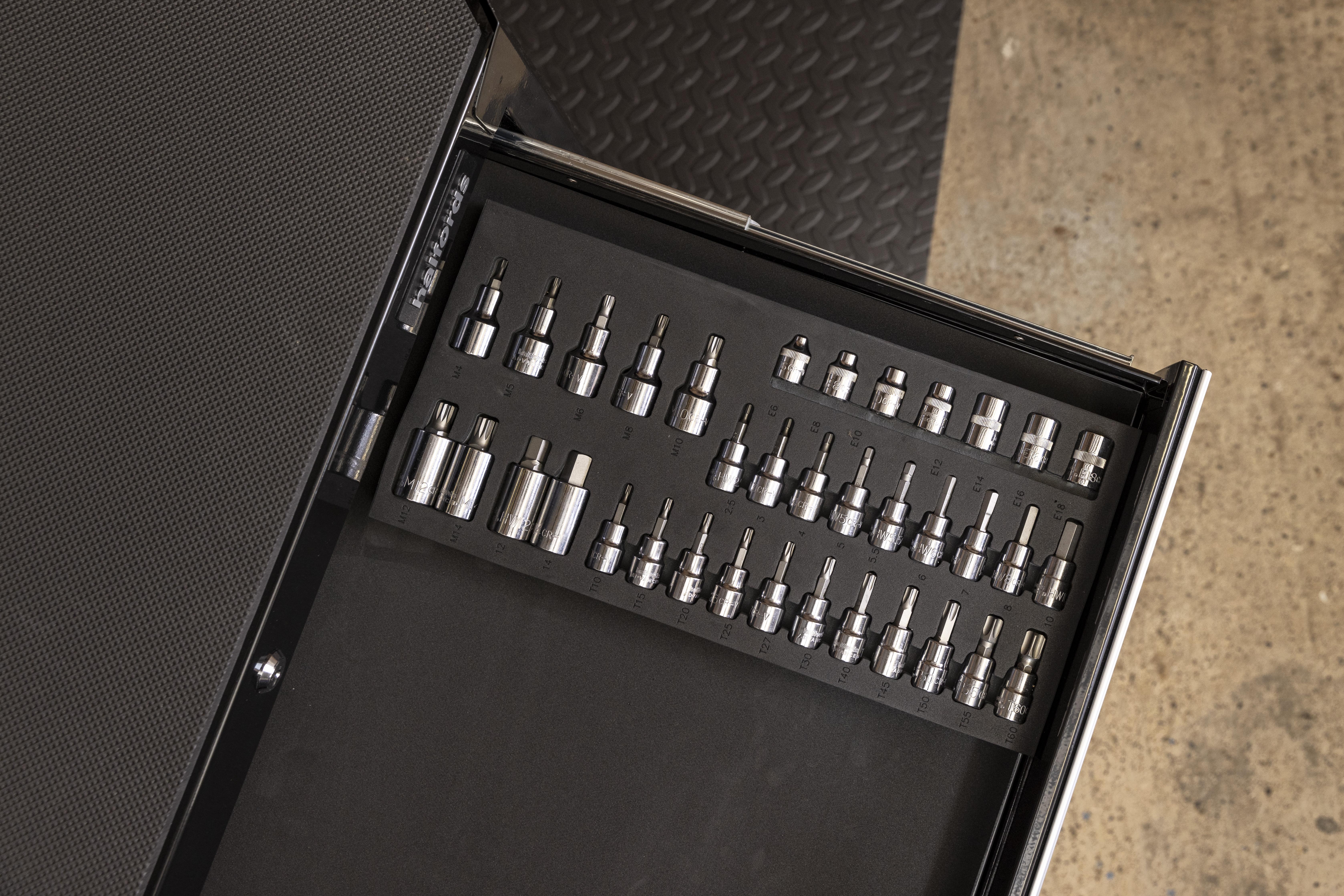 Halfords Advanced 36 Piece Bit Socket Set Modular Tray