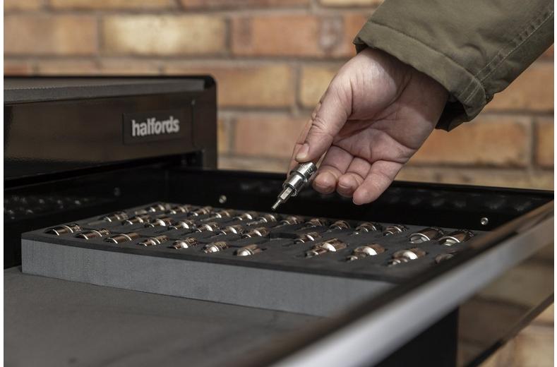 Halfords Advanced 36 Piece Bit Socket Set Modular Tray Halfords Advanced 36 Piece Bit Socket Set Modular Tray