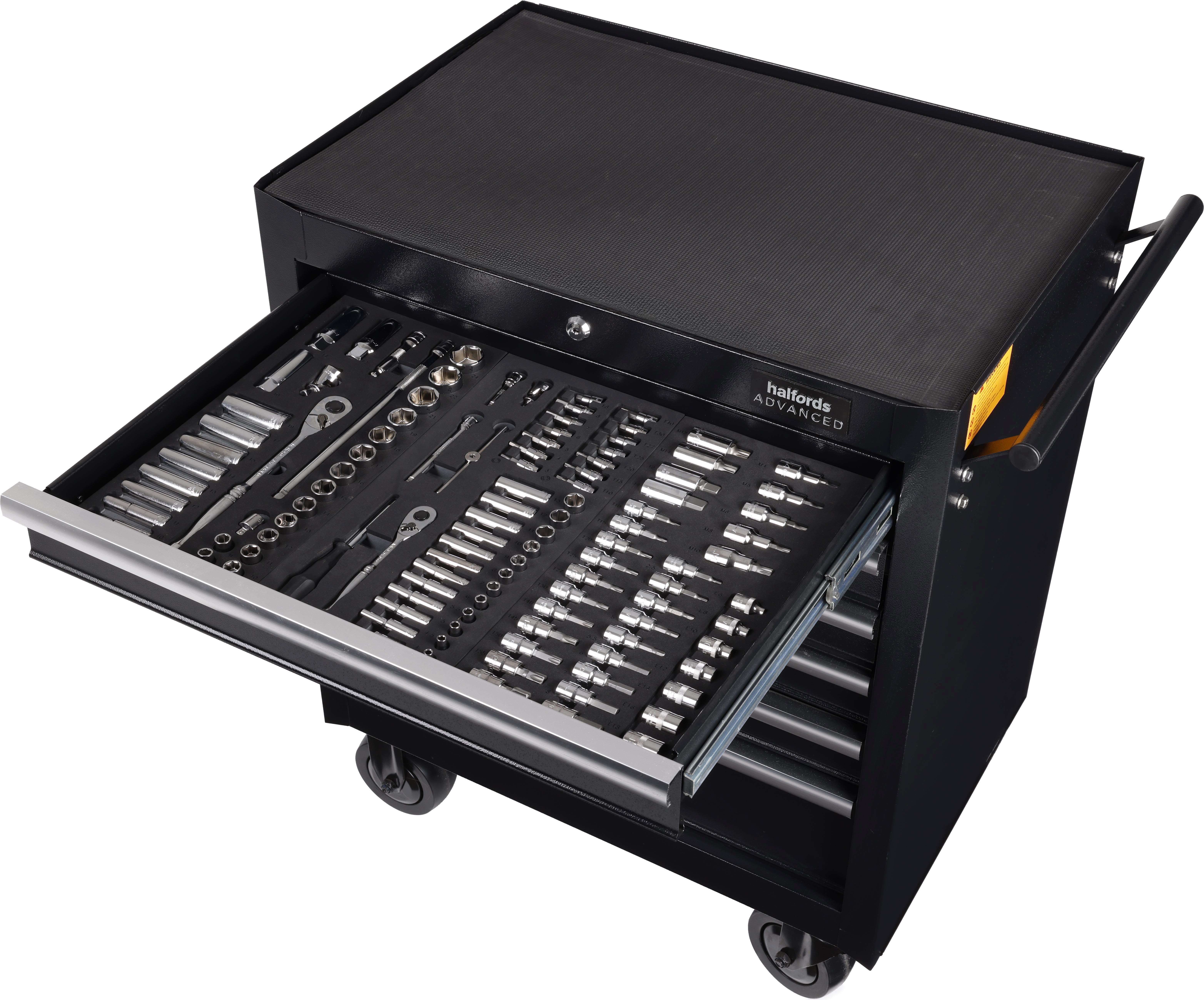 Halfords Advanced 36 Piece Bit Socket Set Modular Tray