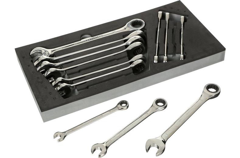 Halfords Advanced 12 Piece Ratchet Spanner Set Modular Tray Halfords Advanced 12 Piece Ratchet Spanner Set Modular Tray