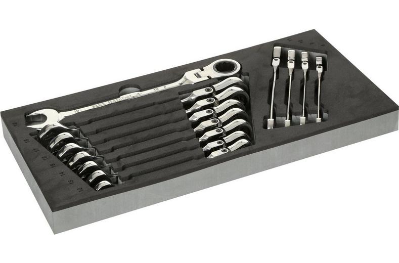 Halfords Advanced 12 Piece Flexhead Ratchet Spanner Set Modular Tray Halfords Advanced 12 Piece Flexhead Ratchet Spanner Set Modular Tray