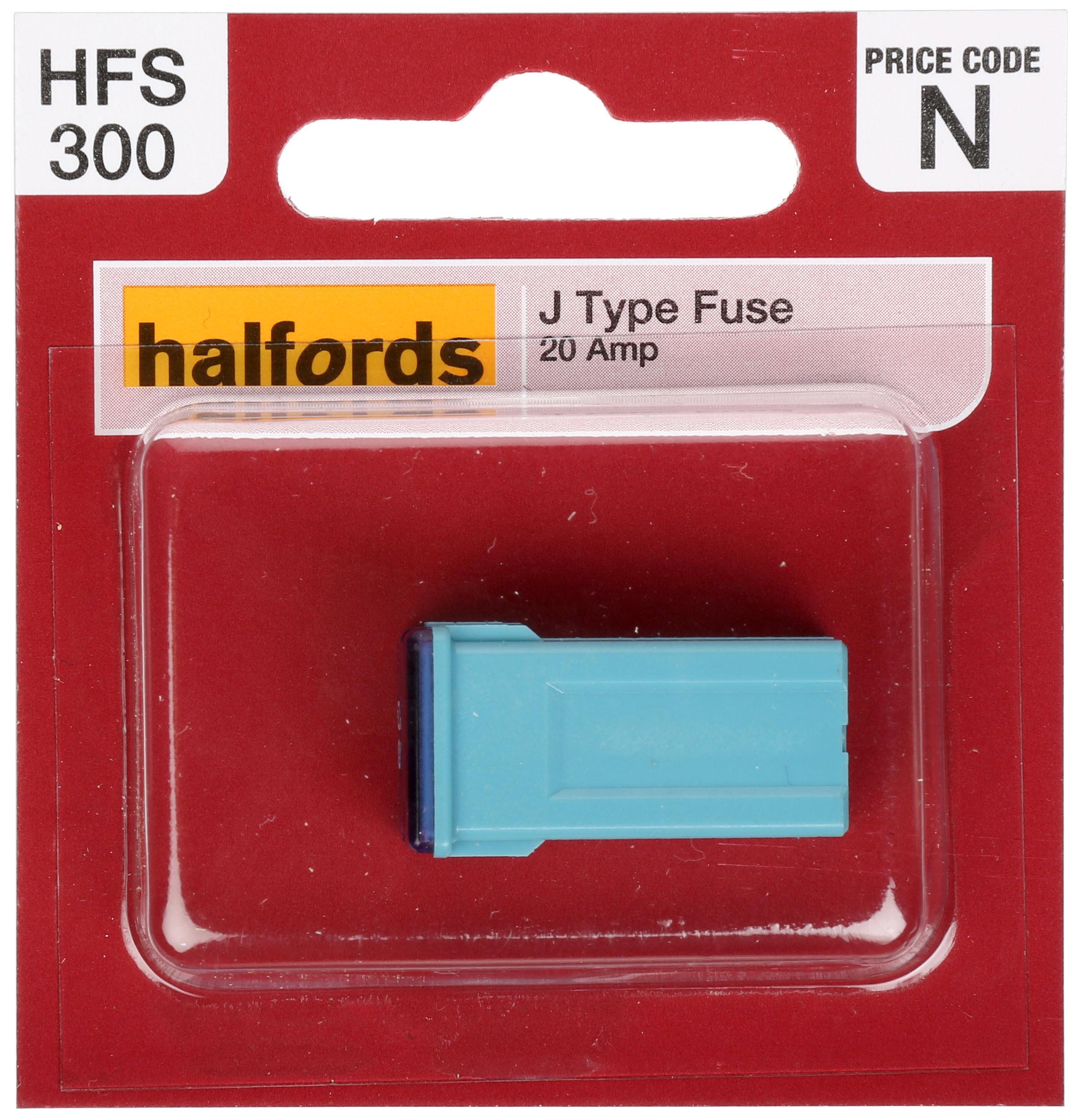 Halfords J Type Slow Blow Fuse 20Amp