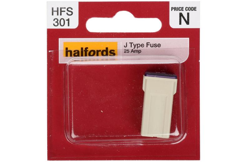 Halfords J Type Slow Blow Fuse 25AMP (FUSE213) Halfords J Type Slow Blow Fuse 25AMP (FUSE213)