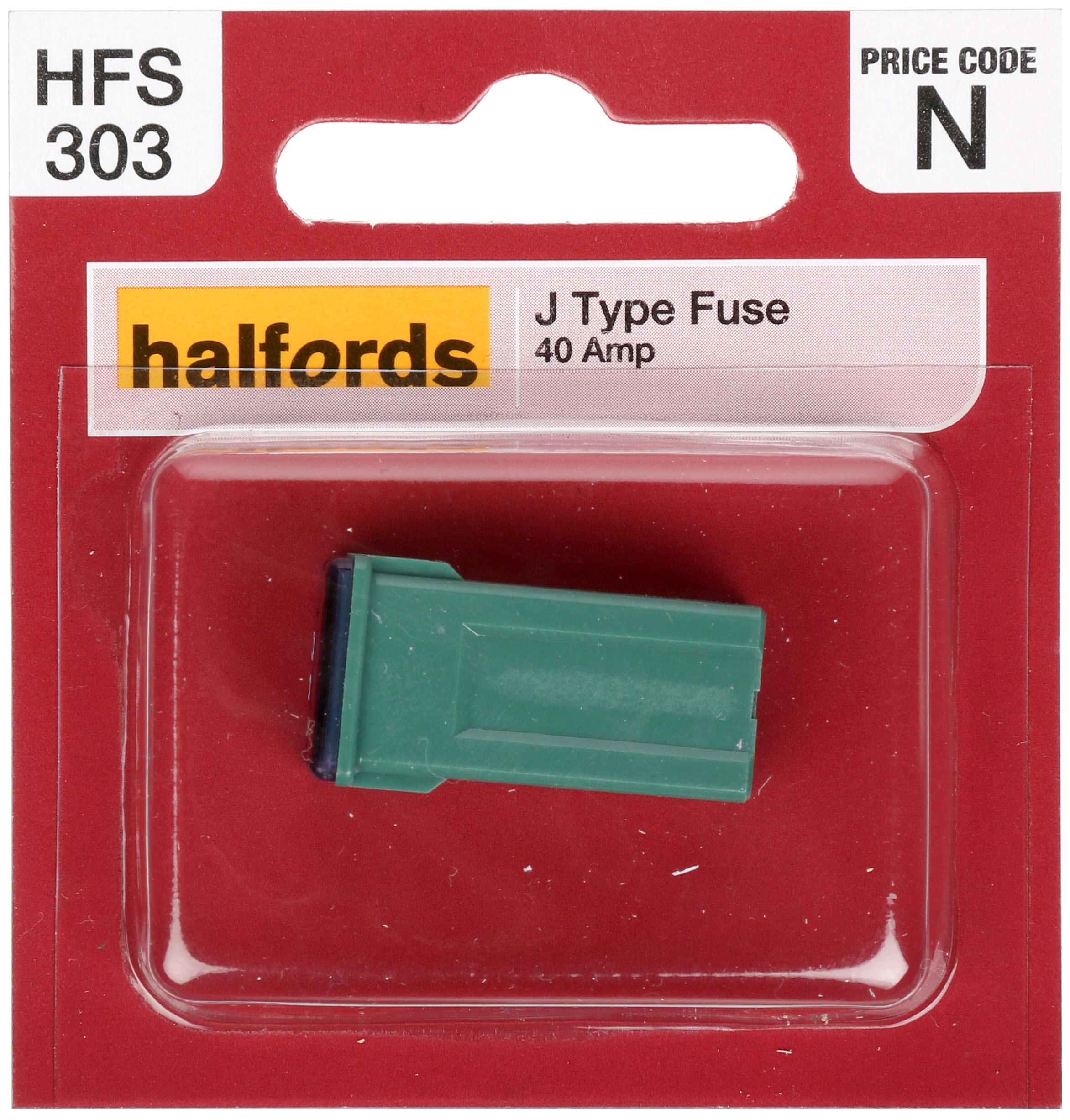 Halfords J Type Slow Blow Fuse 40Amp