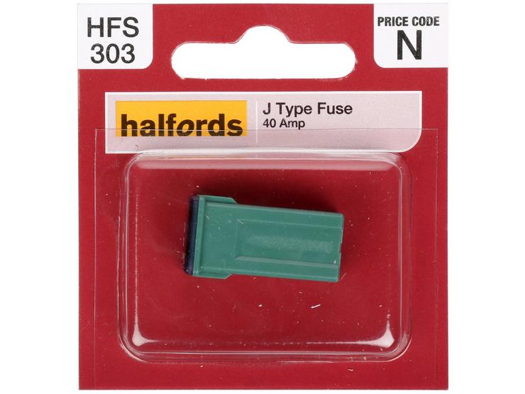 Halfords J Type Slow Blow Fuse 40AMP