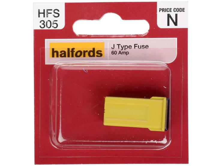 Halfords J Type Slow Blow Fuse 60AMP