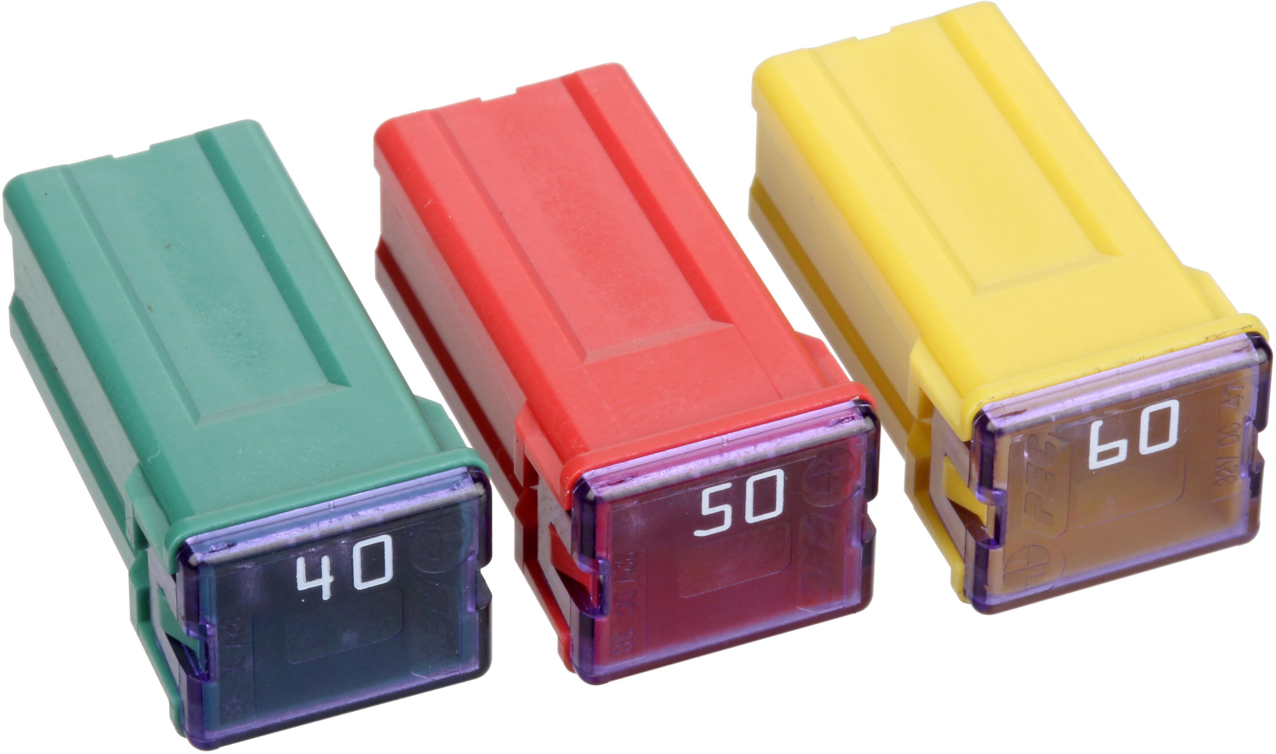 Halfords Assorted J Type Fuses 40,50 & 60 AMP (FUSE219)