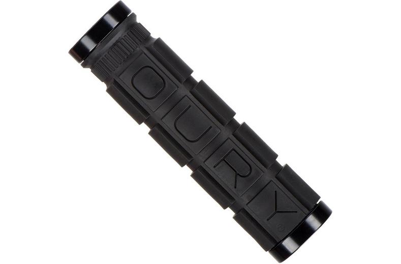 Lizard Skins Oury Dual Clamp Lock-On Grips, Red Lizard Skins Oury Dual Clamp Lock-On Grips, Red