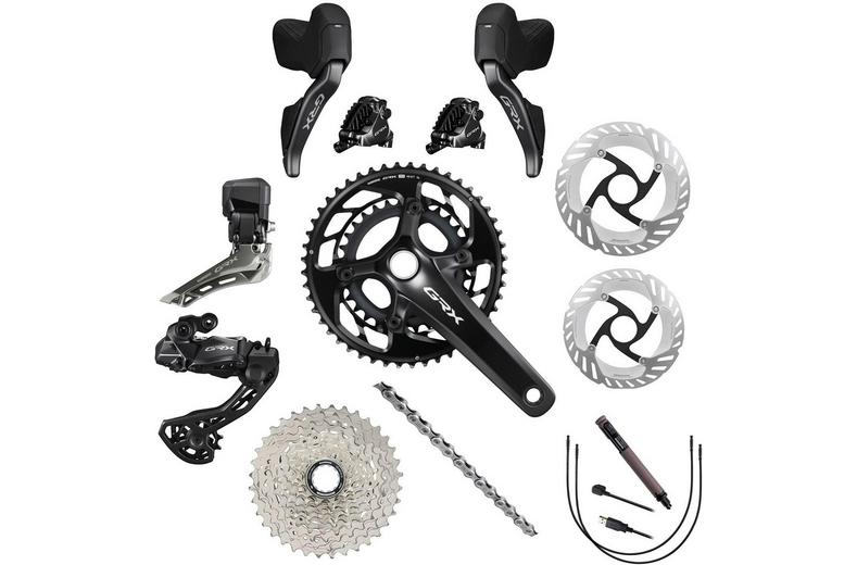 Shimano GRX Di2 RX825 12-Speed Groupset, 48/31T 170mm 11-36T Shimano GRX Di2 RX825 12-Speed Groupset, 48/31T 170mm 11-36T