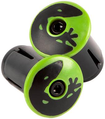 Lizard Skins DSP Bar Tape Plugs, Hyper Green
