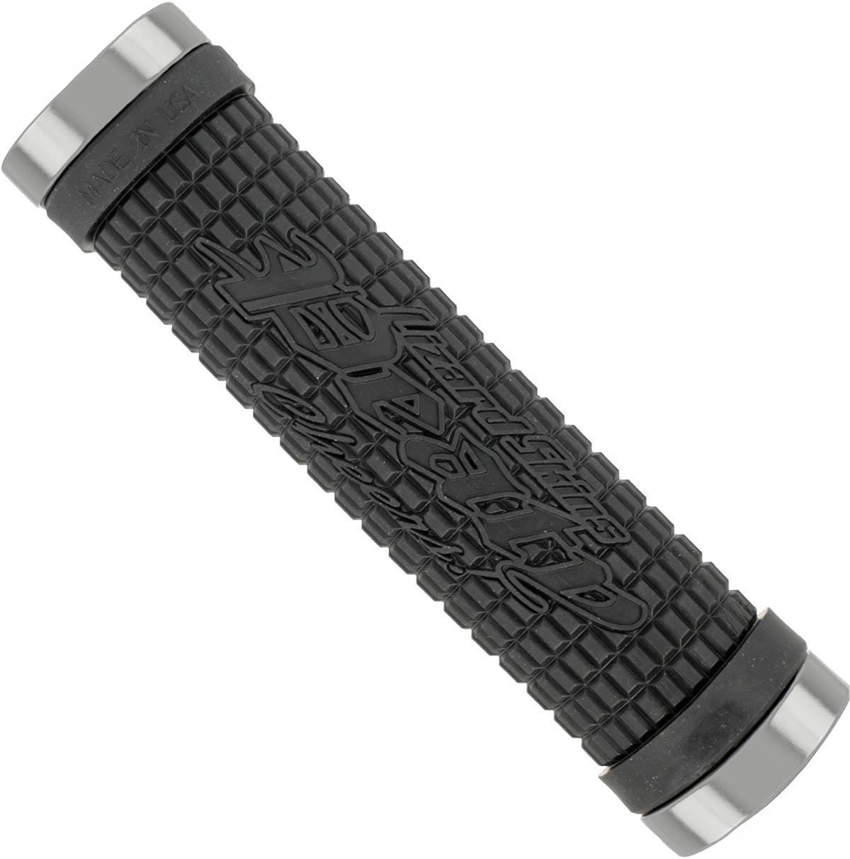 Lizard Skins Peaty Dual Clamp Lock-On Grips, Graphite