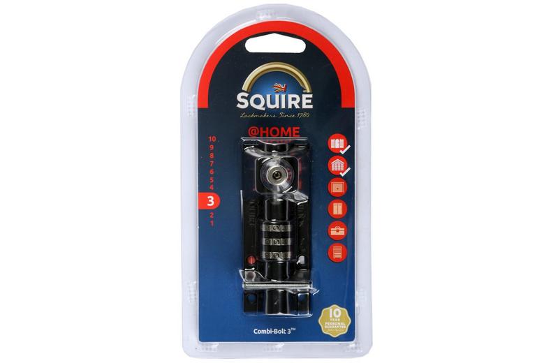 Squires 92mm Combination Bolt Lock Squires 92mm Combination Bolt Lock