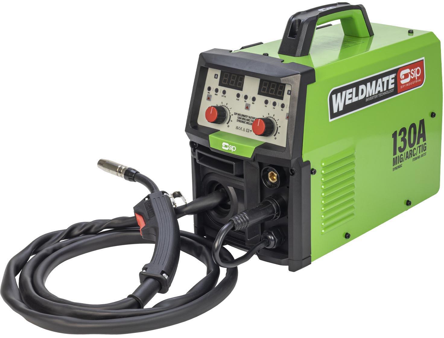 SIP WELDMATE® AUTOPLUS 130A MIG/ARC/TIG Synergic Welder
