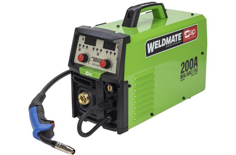 SIP WELDMATE® AUTOPLUS 200A MIG/ARC/TIG Synergic Welder SIP WELDMATE® AUTOPLUS 200A MIG/ARC/TIG Synergic Welder