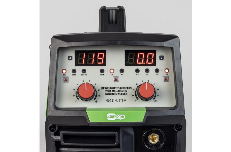 SIP WELDMATE® AUTOPLUS 200A MIG/ARC/TIG Synergic Welder SIP WELDMATE® AUTOPLUS 200A MIG/ARC/TIG Synergic Welder