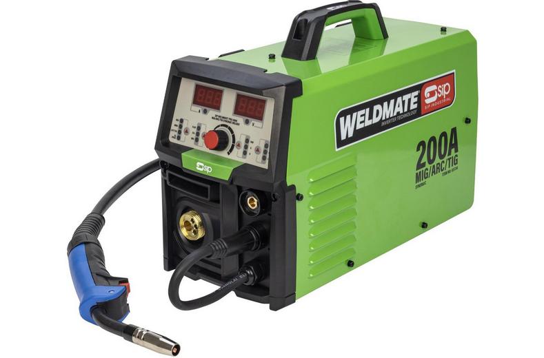 SIP WELDMATE® PRO 200A MIG/ARC/TIG Synergic Welder SIP WELDMATE® PRO 200A MIG/ARC/TIG Synergic Welder