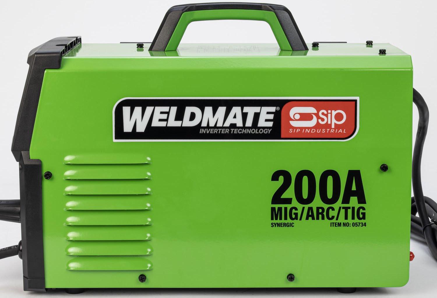SIP WELDMATE® PRO 200A MIG/ARC/TIG Synergic Welder