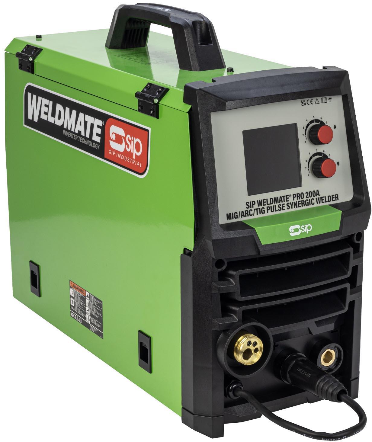 SIP WELDMATE® PRO 200A MIG/ARC/TIG Pulse Synergic Welder