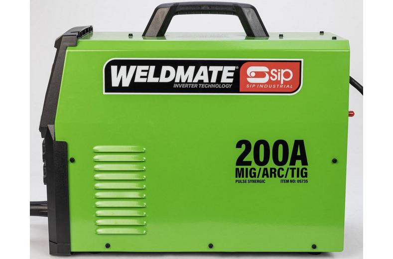 SIP WELDMATE® PRO 200A MIG/ARC/TIG Pulse Synergic Welder SIP WELDMATE® PRO 200A MIG/ARC/TIG Pulse Synergic Welder