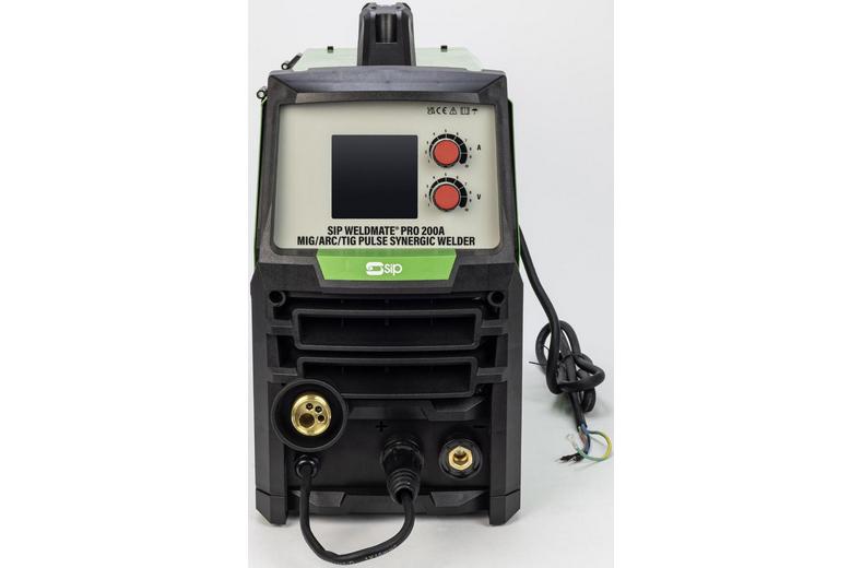 SIP WELDMATE® PRO 200A MIG/ARC/TIG Pulse Synergic Welder SIP WELDMATE® PRO 200A MIG/ARC/TIG Pulse Synergic Welder